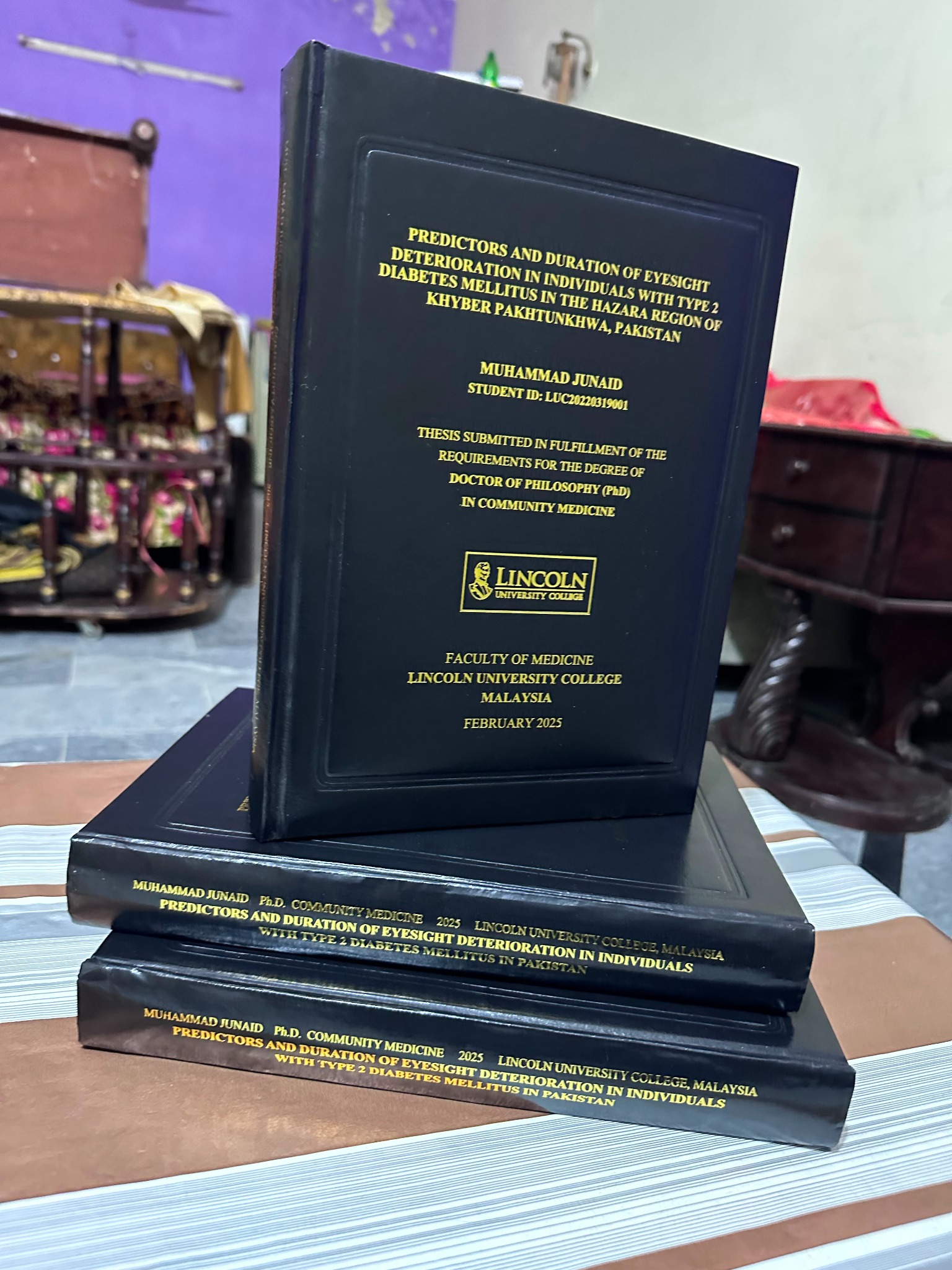Dr. Muhammad Junaid doctoral thesis